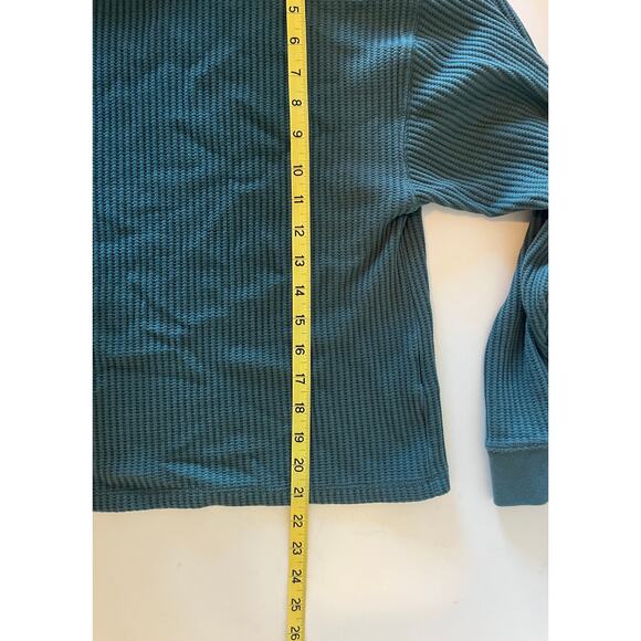 Gap Relaxed Waffle-Wedge Mockneck T-Shirt - Picture 5 of 8